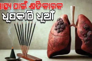 ସ୍ୱାସ୍ଥ୍ୟ ପାଇଁ ବହୁତ କ୍ଷତିକାରକ ହୋଇଥାଏ ଧୂପକାଠି ଧୂଆଁ