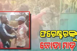 ବନପାଳଙ୍କୁ ଜୋତାରେ ପିଟିଲେ ଗ୍ରାମବାସୀ, ଉଦ୍ଧାର କରିବାକୁ ଯାଇଥିବା ACFଙ୍କୁ ମଧ୍ୟ ମାଡ
