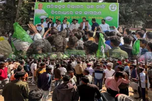 ରାଜ୍ୟ ପରିବହନ ବିଭାଗର ଅନ୍ଧ ନୀତି ପ୍ରତିବାଦରେ ମୟୂରଭଞ୍ଜ ଜିଲ୍ଲା ବିଜୁ ଯୁବ ଓ ଛାତ୍ର ଜନତା ଦଳ ପକ୍ଷରୁ 'ଜନ ଜାଗରଣ' ଆନ୍ଦୋଳନ