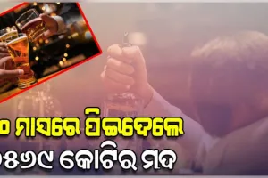 ୧୦ ମାସରେ ୬ହଜାର ୫୬୯ କୋଟି ଟଙ୍କାର ମଦ ପିଇଛନ୍ତି ରାଜ୍ୟବାସୀ: ଅବକାରୀ ମନ୍ତ୍ରୀ
