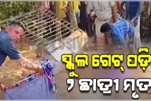 ସ୍କୁଲ ଗେଟ୍ ଭୁଶୁଡି ଚାଲିଗଲା ଦୁଇ ଛାତ୍ରୀଙ୍କ ଜୀବନ