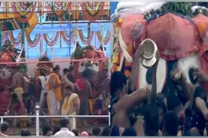 ଆରମ୍ଭ ହେଲା ଶ୍ରୀଜିଉଙ୍କ ଦିବ୍ୟ ସ୍ନାନ, ୧୦୮ ଗରା ସୁବାସିତ ଜଳରେ ସ୍ନାନ କରୁଛନ୍ତି ମହାବାହୁ 