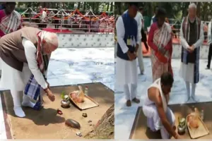 ରାଷ୍ଟ୍ରପତିଙ୍କ ସହ ମିଶି ଆଦିବାସୀଙ୍କ ଗୋଷାଣୀ ପୀଠରେ ପୂଜାର୍ଚ୍ଚନା କଲେ ପ୍ରଧାନମନ୍ତ୍ରୀ