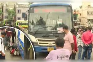 କଟକରେ ପୁଣି ‘ଆମ ବସ୍’ର ଆତଙ୍କ: ବାଇକ୍ ଆରୋହୀଙ୍କୁ ଘୋଷାଡ଼ି ନେଲା ୫୦ ଫୁଟ୍ 