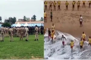 ବିଶ୍ୱପ୍ରସିଦ୍ଧ ଘୋଷଯାତ୍ରାରେ ଶୃଙ୍ଖଳିତ ରଥଟଣା ଓ ପର୍ଯ୍ୟଟକଙ୍କ ସୁରକ୍ଷା ପାଇଁ ପୁରୀରେ ପୋଲିସ ବିଭାଗ ଏବଂ ଲାଇଫଗାର୍ଡଙ୍କ ମକ୍ ଡ୍ରିଲ୍