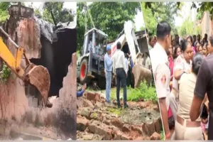 ଭୁବନେଶ୍ୱର ନୀଳାଦ୍ରି ବିହାରରେ ଜବରଦଖଲ ଉଚ୍ଛେଦ ପ୍ରକ୍ରିୟା: ଘର ଭାଙ୍ଗିବା ବେଳେ ତୀବ୍ର ବିରୋଧ 