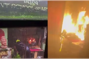 ଜୟପୁର ସରକାରୀ ଆର୍ଟ ବିଦ୍ୟାଳୟରେ ଅଗ୍ନିକାଣ୍ଡ: କମ୍ପ୍ୟୁଟର ଓ ଗୁରୁତ୍ୱପୂର୍ଣ୍ଣ ଫାଇଲ୍ ପୋଡ଼ି ନଷ୍ଟ