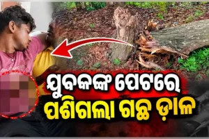 ଚଳନ୍ତା ବାଇକ୍ ଉପରେ ପଡ଼ିଲା ଗଛ ଡାଳ, ଯୁବକଙ୍କ ପେଟରେ ପଶିଲା ଶୁଖିଲା କାଠ