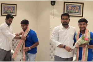 ନି ଷ୍ଟ୍ରାଇକର ଅଫ୍ ଇଣ୍ଡିଆ ତଥା ଏସିଆ ବୁକ୍ ଅଫ୍ ରେକର୍ଡସ୍ ଅଧିକାରୀ ଓଡ଼ିଆ ପୁଅ ସଚିନ ବେହେରାଙ୍କୁ ଓଡ଼ିଶା କ୍ରୀଡ଼ାମନ୍ତ୍ରୀଙ୍କ ସମ୍ବର୍ଦ୍ଧନା
