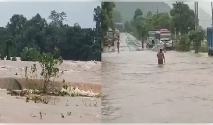 ବାତ୍ୟା 'ଅର୍ଣ୍ଣବ' ପ୍ରଭାବ: ଗଞ୍ଜାମରେ ବିପଦ ସଙ୍କେତ ଉପରେ ବହୁଛି ଋଷିକୂଲ୍ୟା, ରାସ୍ତାଘାଟ ଜଳମଗ୍ନ