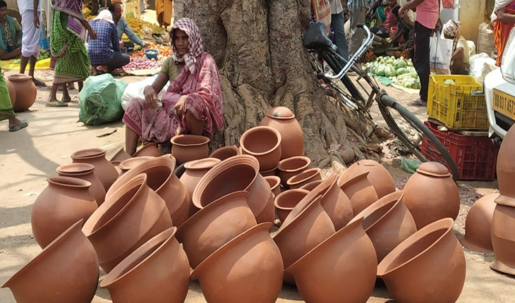 ଖରା ବଢିଲେ ଖୋଜାପଡ଼େ ମାଟି ହାଣ୍ଡି ଓ ମାଠିଆ