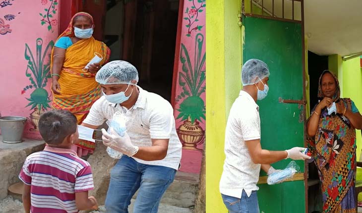 କରୋନାକୁ ହରାଇବା ପାଇଁ ଗାଁକୁ ଗାଁ ବୁଲି ସଚେତନ କରୁଛନ୍ତି ବିଜୁ ଜନତା ଦଳର ବରିଷ୍ଠ କାର୍ଯ୍ୟକର୍ତ୍ତା ସଞ୍ଜୟ କୁମାର ପତି