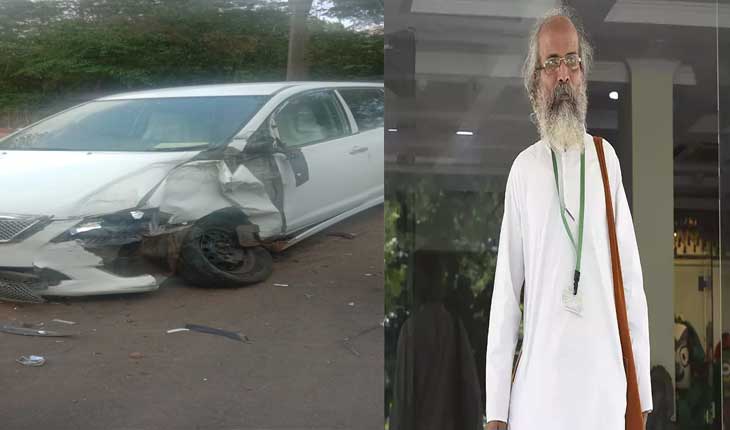 କେନ୍ଦ୍ରମନ୍ତ୍ରୀ ପ୍ରତାପ ଚନ୍ଦ୍ର ଷଡ଼ଙ୍ଗୀଙ୍କ ଗାଡି ଦୁର୍ଘଟଣାଗ୍ରସ୍ତ, ଶ୍ରୀ ଷଡଙ୍ଗୀଙ୍କ ସମେତ ଡ୍ରାଇଭର,ପିଏ ଆହତ