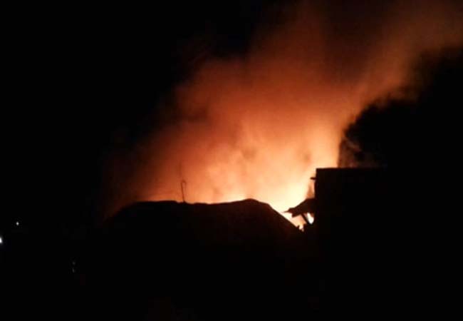 ପୋଖରୀପୁଟ ମଧୁସୂଦନ ପାର୍କ ନିକଟରେ ଭୟାବହ ଅଗ୍ନିକାଣ୍ଡ, ଜଳିଗଲା ବହୁ ଉଠା ଦୋକାନ