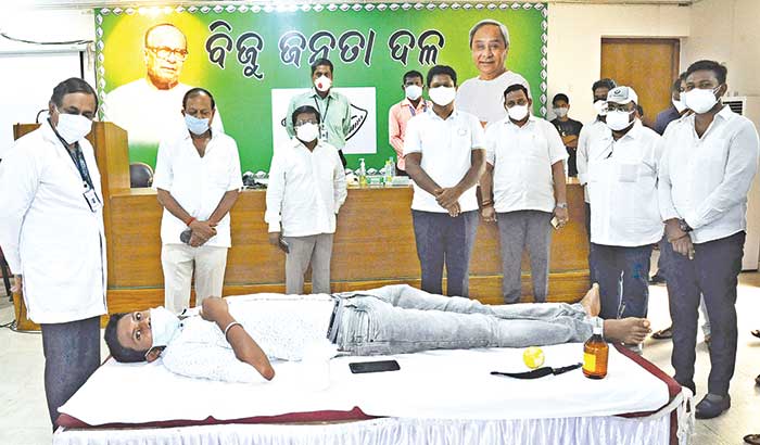 ବିଜୁ ଛାତ୍ର ଜନତା ଦଳ ପକ୍ଷରୁ ସପ୍ତାହବ୍ୟାପୀ ରକ୍ତଦାନ ଶିବିର