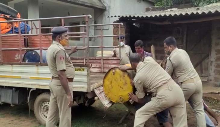 ୬୦୦୦ ଲିଟର ଚୋରା ପେଟ୍ରୋଲୀୟମ ପଦାର୍ଥ ଜବତ, ଜଣେ ଅଟକ