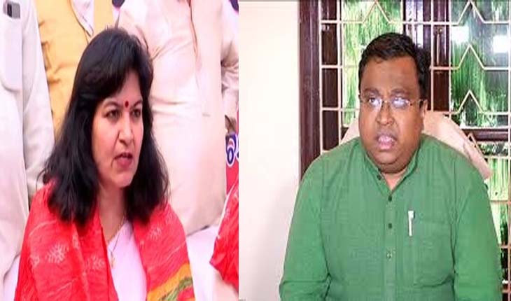 ଟିକାକରଣକୁ ନେଇ ନବୀନ ପଟ୍ଟନାୟକଙ୍କୁ କଟାକ୍ଷ କରୁଥିଲେ ଅପରାଜିତା ଷଡ଼ଙ୍ଗୀ, ମୁହଁତୋଡ଼ ଜବାବ ଦେଲେ ସାଂସଦ ସସ୍ମିତ ପାତ୍ର