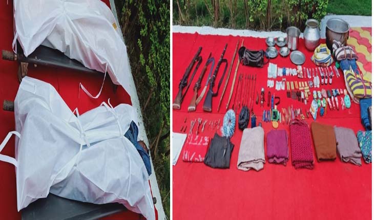 ପୁଲିସ ଓ ମାଓବାଦୀଙ୍କ ମଧ୍ୟରେ ଗୁଳି ବିନିମୟ: ୨ ମାଓ କମାଣ୍ଡର ନିହତ, ବିପୁଳ ପରିମାଣପରେ ମାଓ ସାମଗ୍ରୀ ଜବତ