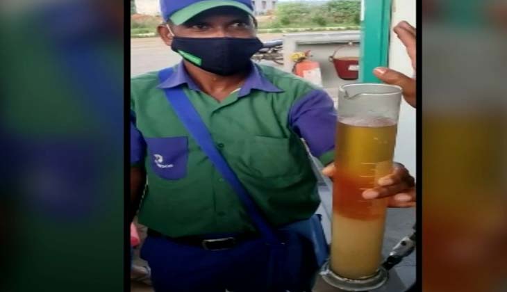 ପେଟ୍ରୋଲ ପମ୍ପରେ ମିଳୁଛି ପାଣି ମିଶା ପେଟ୍ରୋଲ