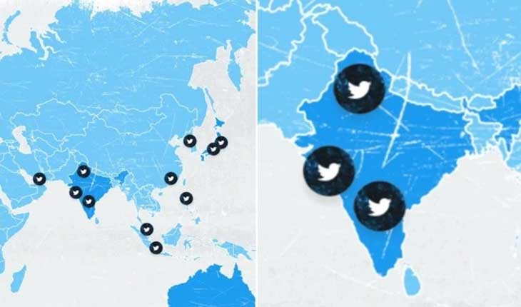 ଟ୍ୱିଟର ରେ ଭାରତର ଭୁଲ ନକ୍ସା ; ଜାମ୍ମୁ କାଶ୍ମୀର ଓ ଲଦ୍ଦାଖକୁ ଅଲଗା ଦେଶ ବୋଲି ଦର୍ଶାଇଲା ୱେବସାଇଟ୍‌
