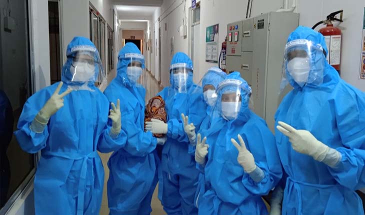 କୋଭିଡ ହସ୍ପିଟାଲରେ ଶିଶୁ କନ୍ୟାକୁ ଜନ୍ମ ଦେଲେ ମହିଳା