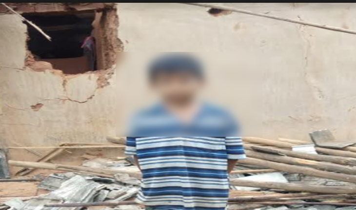 କାନ୍ଥ ଭାଙ୍ଗିଲେ ହାତୀ ପଲ, ଅଳ୍ପକେ ବର୍ତ୍ତିଗଲା ବାଳକ