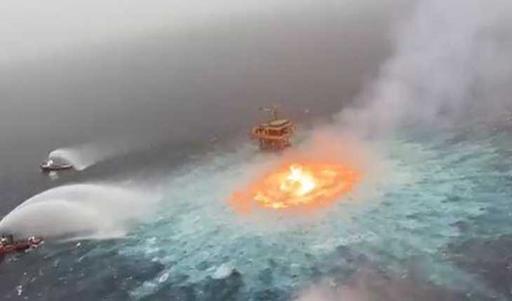 ମହାସମୁଦ୍ରରେ ଭୟଙ୍କର ନିଆଁ