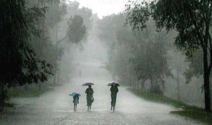 ୪ ଦିନ ପର୍ଯ୍ୟନ୍ତ ଘଡ଼ଘଡ଼ି ସହ ବର୍ଷା