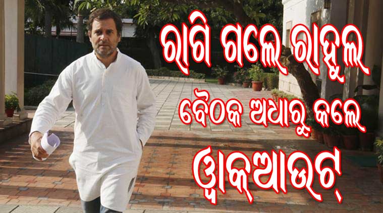 ସୀମା ବିବାଦ ଉପରେ ଆଲୋଚନା ପାଇଁ ମିଳିଲାନି ଅନୁମତି, ସଂସଦୀୟ ପ୍ରତିରକ୍ଷା କମିଟି ବୈଠକରୁ ଅଧାରୁ ଉଠି ଚାଲିଗଲେ ରାହୁଲ ଗାନ୍ଧୀ