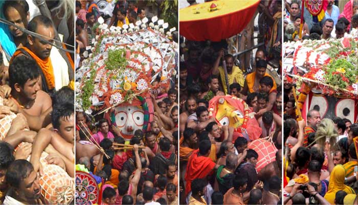 ଧାଡ଼ି ପହଣ୍ଡିରେ ରଥ ଉପରକୁ ଆସିଲେ ଚତୁର୍ଦ୍ଧାମୂର୍ତ୍ତି