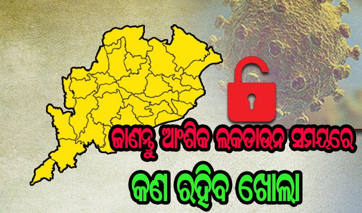 ଖସୁଛି ସଂକ୍ରମଣ କୋହଳ ହେଉଛି କଟକଣା: ଜାଣନ୍ତୁ ରାଜ୍ଯରେ ଆଂଶିକ ଲକଡାଉନ ସମୟରେ କ’ଣ ରହିବ ଖୋଲା….
