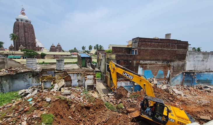 ଶ୍ରୀମନ୍ଦିର ଚୌହଦିରୁ ପୁଣି ଉଚ୍ଛେଦ