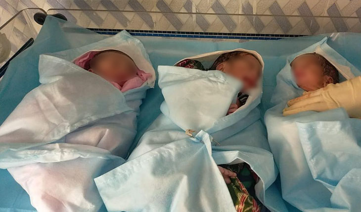 ଡେଙ୍ଗାଓସ୍ତା ଡାକ୍ତରଖାନାରେ ଏକାଥରକେ ୩ ଶିଶୁକନ୍ୟାଙ୍କୁ ଜନ୍ମ ଦେଲେ ମହିଳା