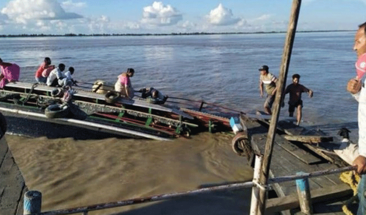 ଆସାମର ବ୍ରହ୍ମପୁତ୍ର ନଦୀରେ ଦୁଇ ଡଙ୍ଗା ମୁହାଁମୁହିଁ ଧକା , ୫୦ରୁ ଅଧିକ ଯାତ୍ରୀ ନିଖୋଜ