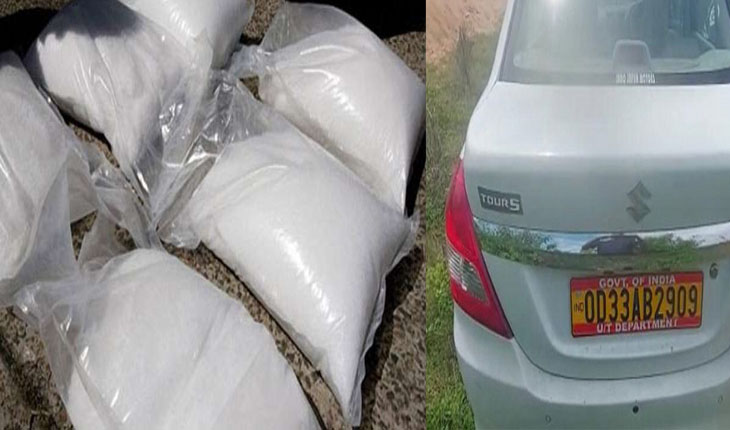 ବ୍ରାଉନସୁଗର ବେପାରୀଙ୍କ ଅଭିନବ ଉପାୟ: ପୁଲିସକୁ ଚକମା ଦେବା ପାଇଁ ବେସରକାରୀ ଗାଡିରେ ସରକାରୀ ଗାଡି ଲେଖି କରୁଥିଲେ ବ୍ରାଉନସୁଗର ଚାଲାଣ