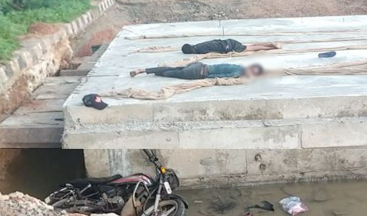 ନିର୍ମାଣାଧୀନ ପୋଲ ଉପରୁ ୨ମୃତଦେହ ଉଦ୍ଧାର