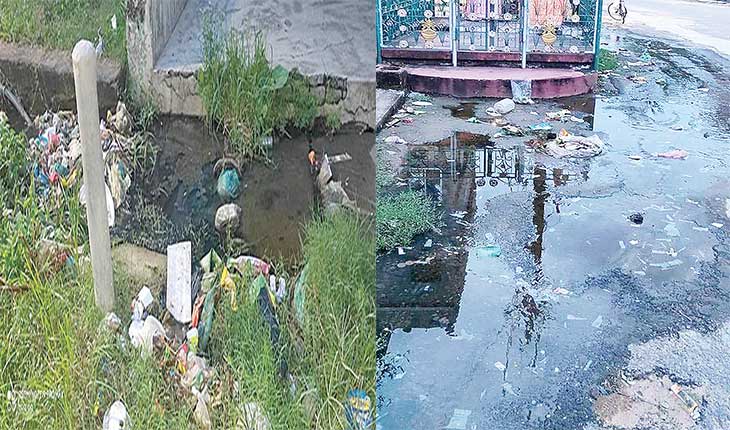 ନରସିଂହପୁର ବ୍ଲକ୍‌ରେ ପରିମଳ ବ୍ୟବସ୍ଥା ବିପର୍ଯ୍ୟସ୍ତ : ରାସ୍ତାରେ ବର୍ଜ୍ୟଜଳ ଲହଡ଼ି ମାରୁଛି