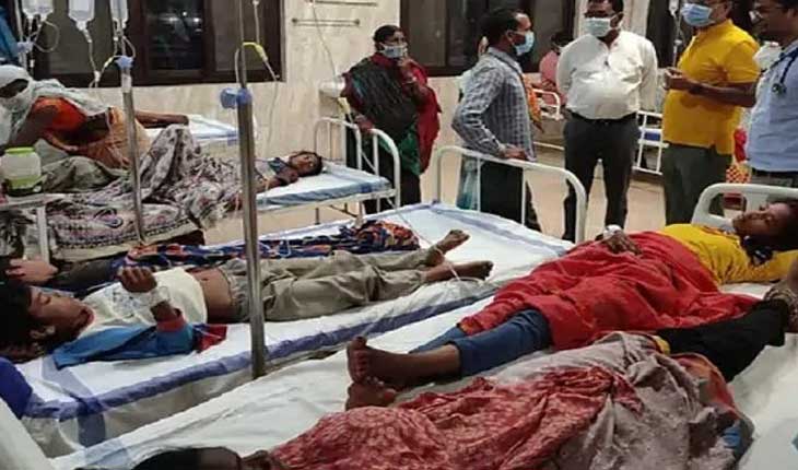 ଗୁପ୍‌ଚୁପ୍ ଖାଇ ୪୭ ଶିଶୁଙ୍କ ସମେତ ୭୧ ଅସୁସ୍ଥ