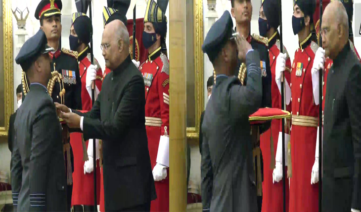 ୱିଙ୍ଗ କମାଣ୍ଡର ଅଭିନନ୍ଦନଙ୍କୁ ‘ବୀର ଚକ୍ର’ ସମ୍ମାନରେ ସମ୍ମାନିତ କଲେ ରାଷ୍ଟ୍ରପତି