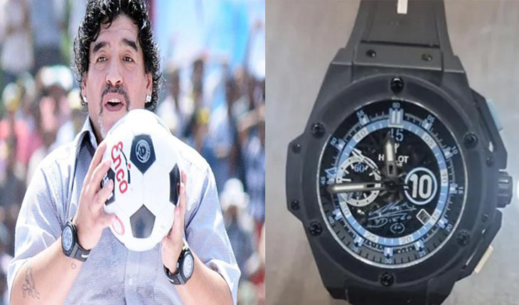 ଆସାମରୁ ମିଳିଲା ଦୁବାଇରୁ ଚୋରି ହୋଇଥିବା ଫୁଟବଲ କିମ୍ବଦନ୍ତୀ ମାରାଡୋନାଙ୍କ ଦାମୀ ଘଡି