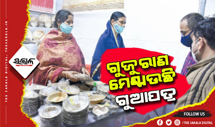 ମା’ମାନଙ୍କୁ ସ୍ୱାବଲମ୍ବୀ କରୁଛି ‘ମିଶନ ଶକ୍ତି’: ଗୁଜୁରାଣ ମେଣ୍ଟାଉଛି ଗୁଆପତ୍ର; ଖଲି, ଦନା, ଟ୍ରେ ତିଆରି କରୁଛନ୍ତି