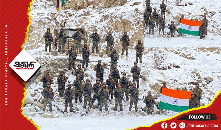 ଚୀନକୁ ଭାରତୀୟ ସେନାର ଜବାବ, ଗଲଓ୍ବାନ ଉପତ୍ୟକାରେ ଉଡ଼ିଲା ତ୍ରିରଙ୍ଗା