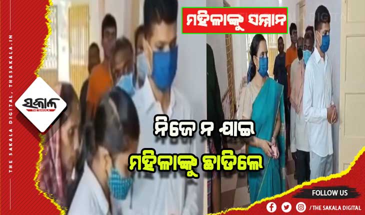 ପୌର ନିର୍ବାଚନ: ଭୋଟ ଦେଲେ ୫ଟି ସଚିବ ଭିକେ ପାଣ୍ଡିଆନ, ଧାଡିରେ ଛିଡା ହୋଇଥିବା ମହିଳାଙ୍କୁ ପ୍ରଥମେ ମତଦାନ ପାଇଁ ଦେଲେ ସୁଯୋଗ