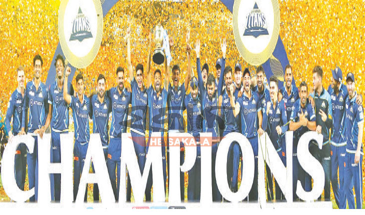 ପଦାର୍ପଣରେ ବାଜିମାତ: ଟାଇଟନ୍ସକୁ ଟାଇଟଲ୍‍, ଛକା ମାରି ଜିତାଇଲେ ଗିଲ୍‍