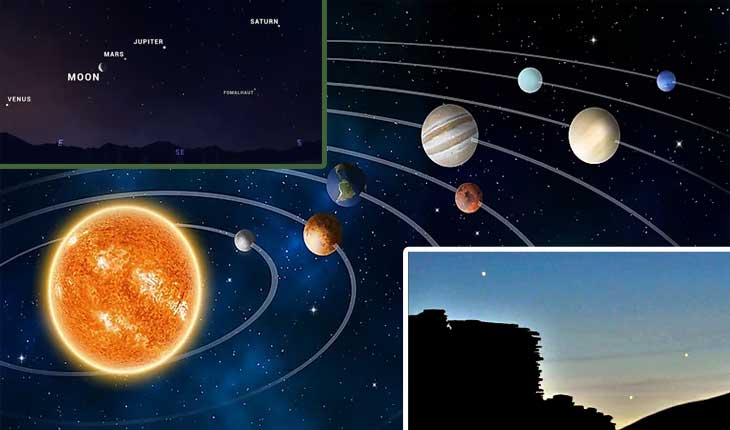 ମହାକାଶରେ ୫ ଗ୍ରହଙ୍କ ବିରଳ ସଂଯୋଗ; ୨୦୪୦ ପର୍ଯ୍ୟନ୍ତ ଆଉ ଦେଖିବାକୁ ମିଳିବନି ଏଭଳି ଦୃଶ୍ୟ