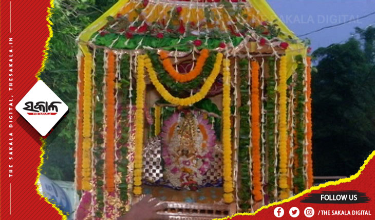 ସରିଲା ମହାପ୍ରଭୁ ଲିଙ୍ଗରାଜଙ୍କ ବିବାହ: ମନ୍ଦିରରେ ପ୍ରବେଶ କରିଛନ୍ତି ଦେବ ଦମ୍ପତି