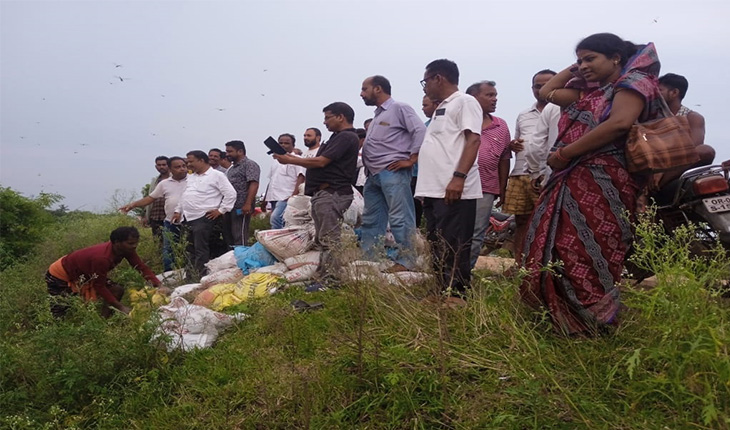 ଲୁଣାନଦୀ ବନ୍ଧରେ ଘଳିଆ : ନଦୀକୂଳିଆ ଗ୍ରାମବାସୀ ଆତଙ୍କିତ