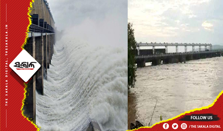 ୬୨୫ ଫୁଟ ଟପିଲା ହୀରାକୁଦ ଭଣ୍ଡାରର ଜଳସ୍ତର, ମୁଣ୍ଡଳିରେ ବିପଦ ସଙ୍କେତ ପାର କଲା ମହାନଦୀ