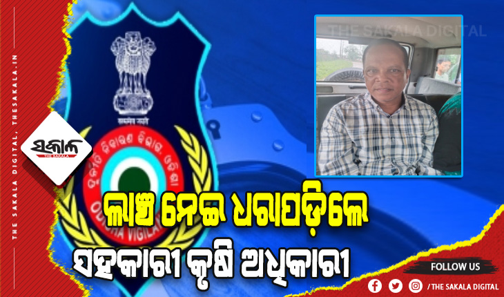 ଭିଜିଲାନ୍ସ ଜାଲରେ ସହକାରୀ କୃଷି ଅଧିକାରୀ, ସାର ଡିଲରଙ୍କ ଲାଇସେନ୍ସ ରଦ୍ଦ କରିବାକୁ ଧମକ ଦେଇ ନେଉଥିଲେ ଲାଞ୍ଚ