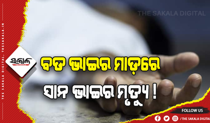 ପାଠ ନ ପଢିବାରୁ ବଡ ଭାଇର ମାଡ଼ରେ ସାନ ଭାଇର ମୃତ୍ଯୁ ଅଭିଯୋଗ